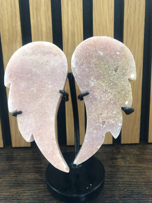 Pink amethyst wings