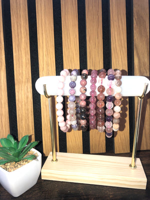 Selenite stick with holder