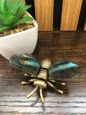 Labradorite bees