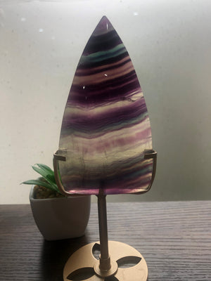 Fluorite flames