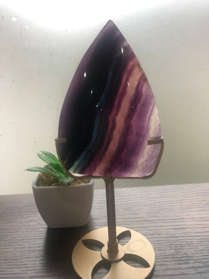 Fluorite flames