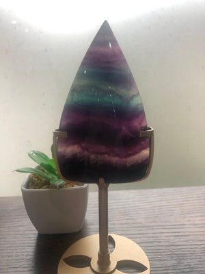 Fluorite flames
