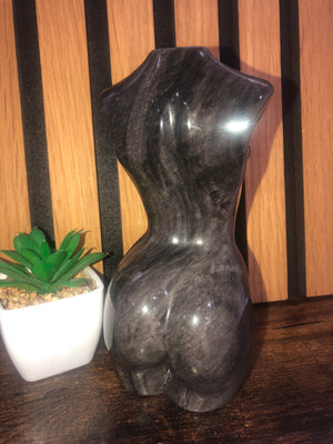 Silver obsidian body form