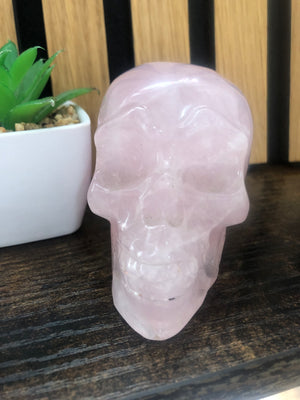 Rose Quartz skull