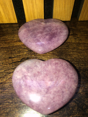 Lavender Quartz Heart
