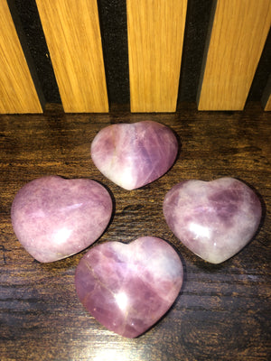 Lavender Quartz Heart