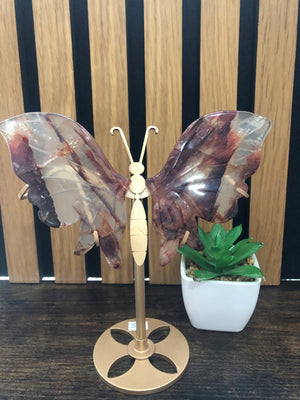 Fire Quartz butterfly
