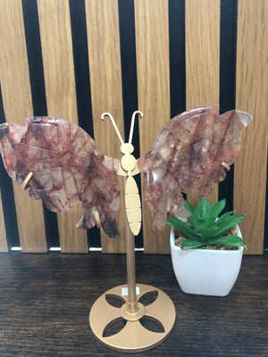 Fire Quartz butterfly