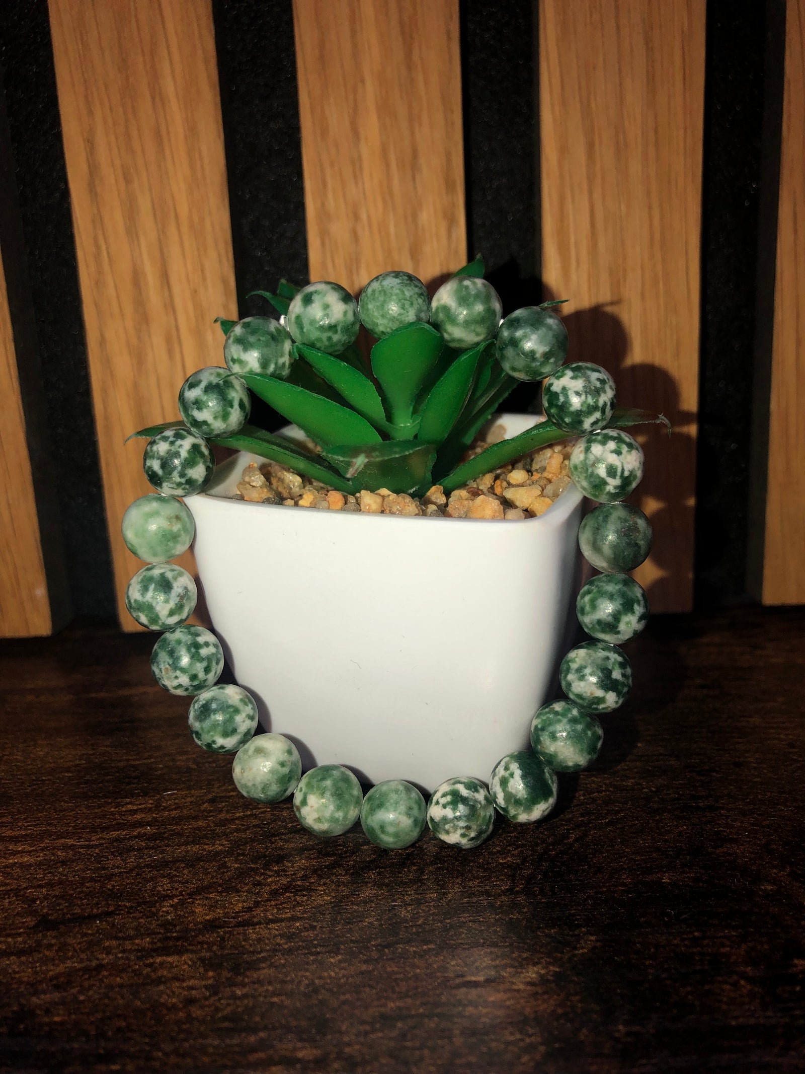 Tree agate bracelet