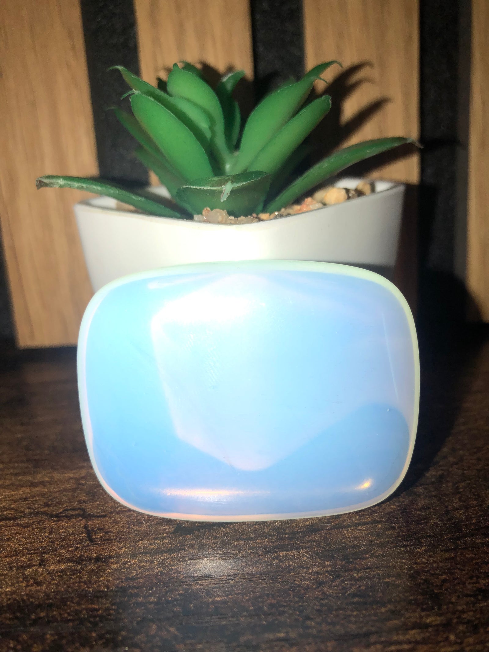 Opalite Palm Stones