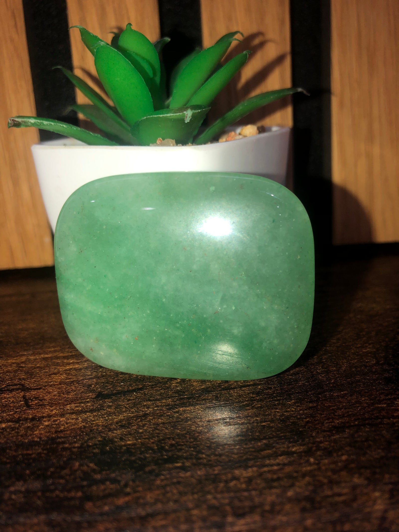 Green Adventurine Palm Stone