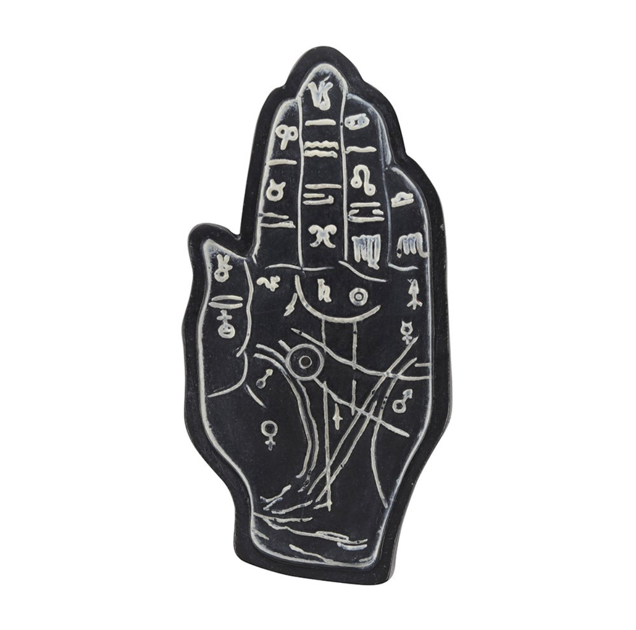 Resin palmistry incense holder