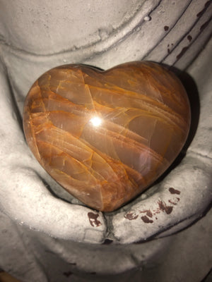 Moonstone heart