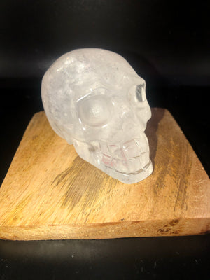 Clear Quartz skulls