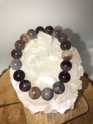 Chunky fluorite bracelet