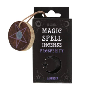 Magic spell incense cones with holder