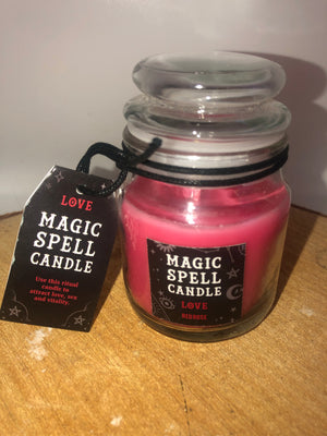 Magic spell candles