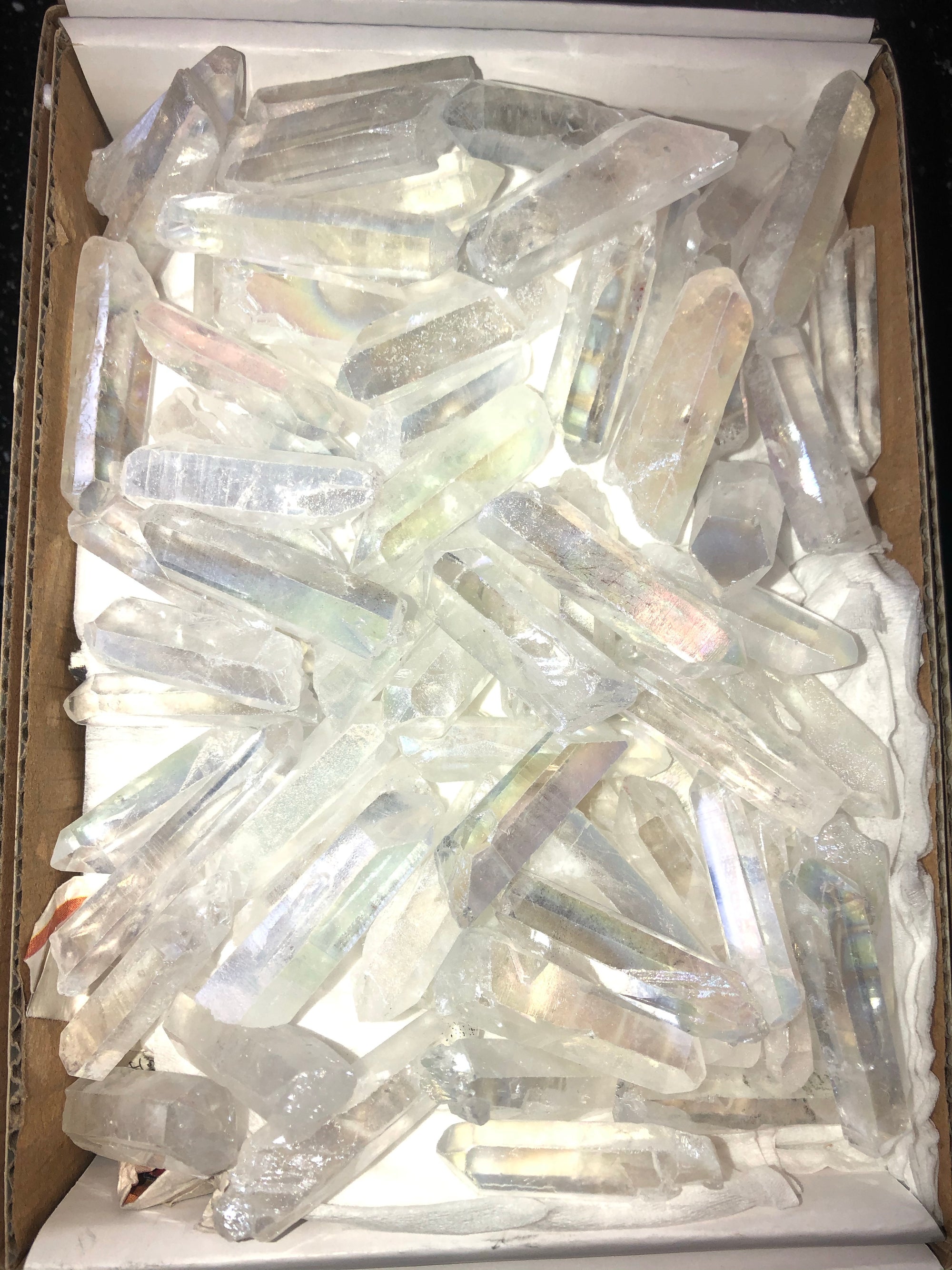 Angel Aura Rock Quartz points