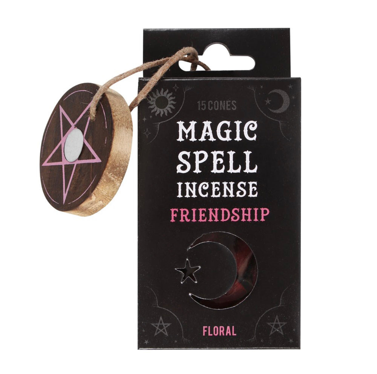 Magic spell incense cones with holder