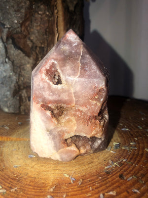 Pink amethyst towers