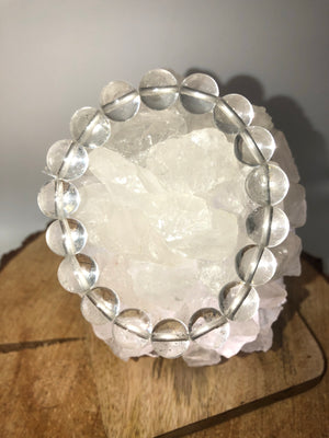 Chunky clear Quartz bracelet