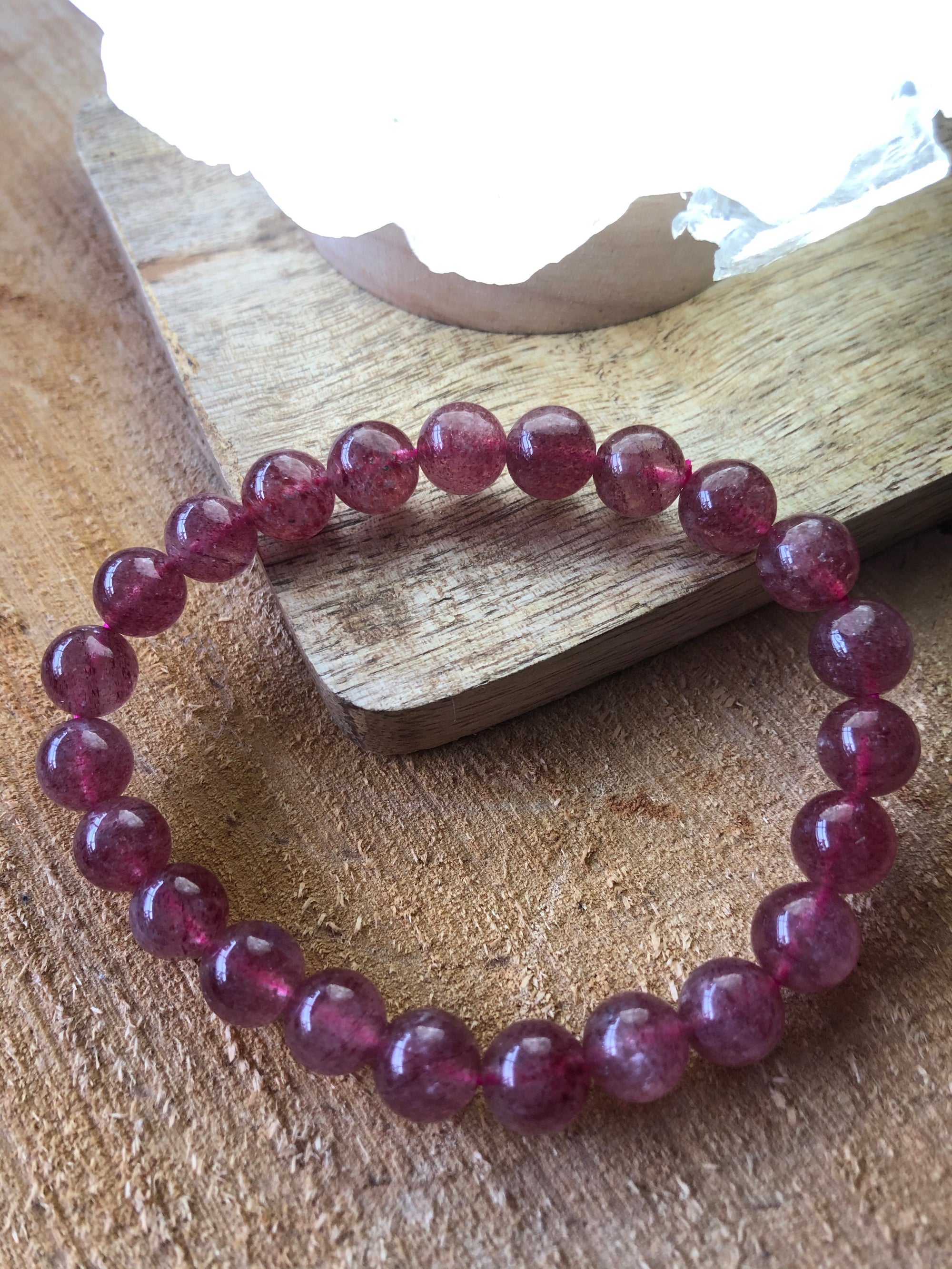 Strawberry Quartz bracelet