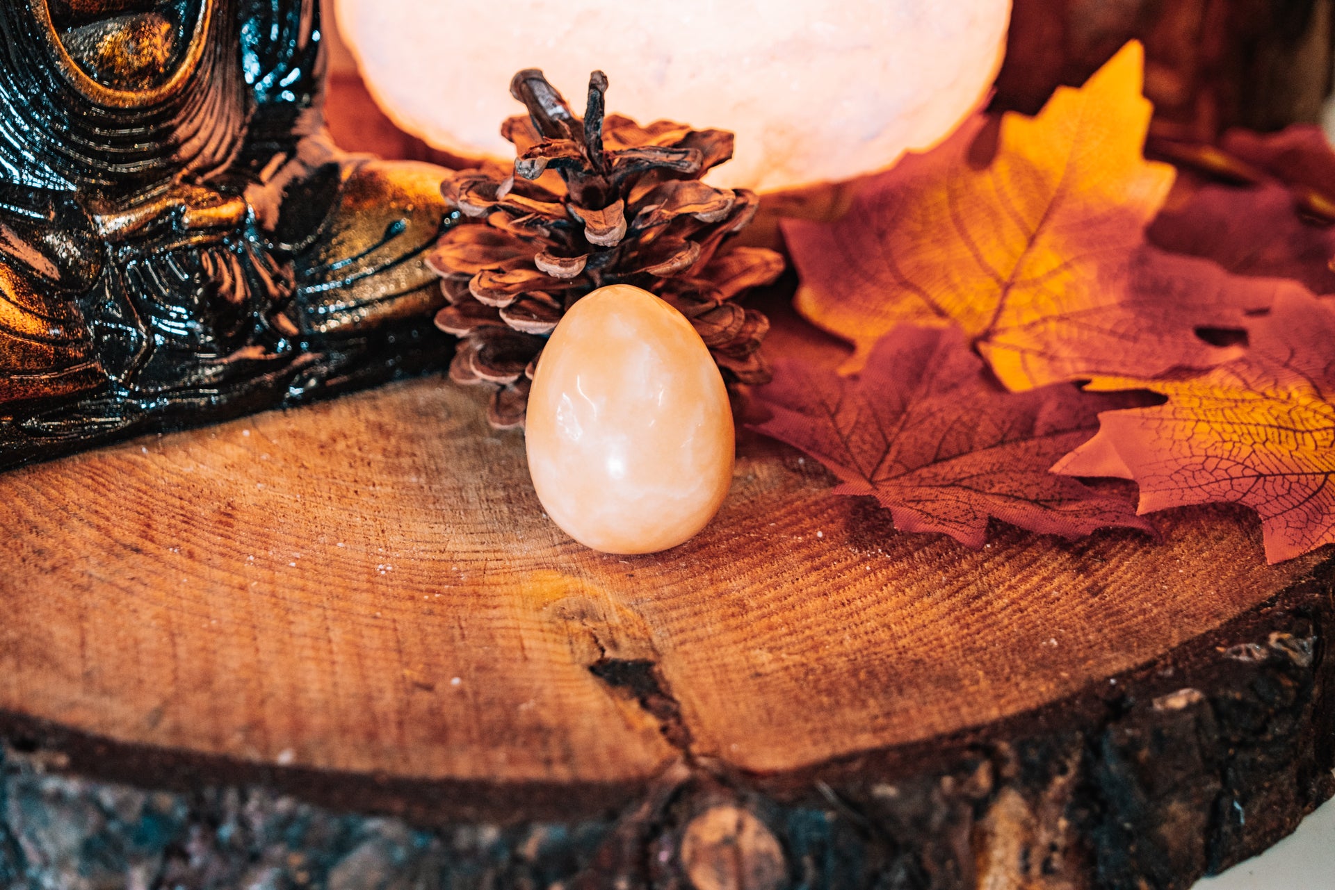 Orange Calcite Eggs