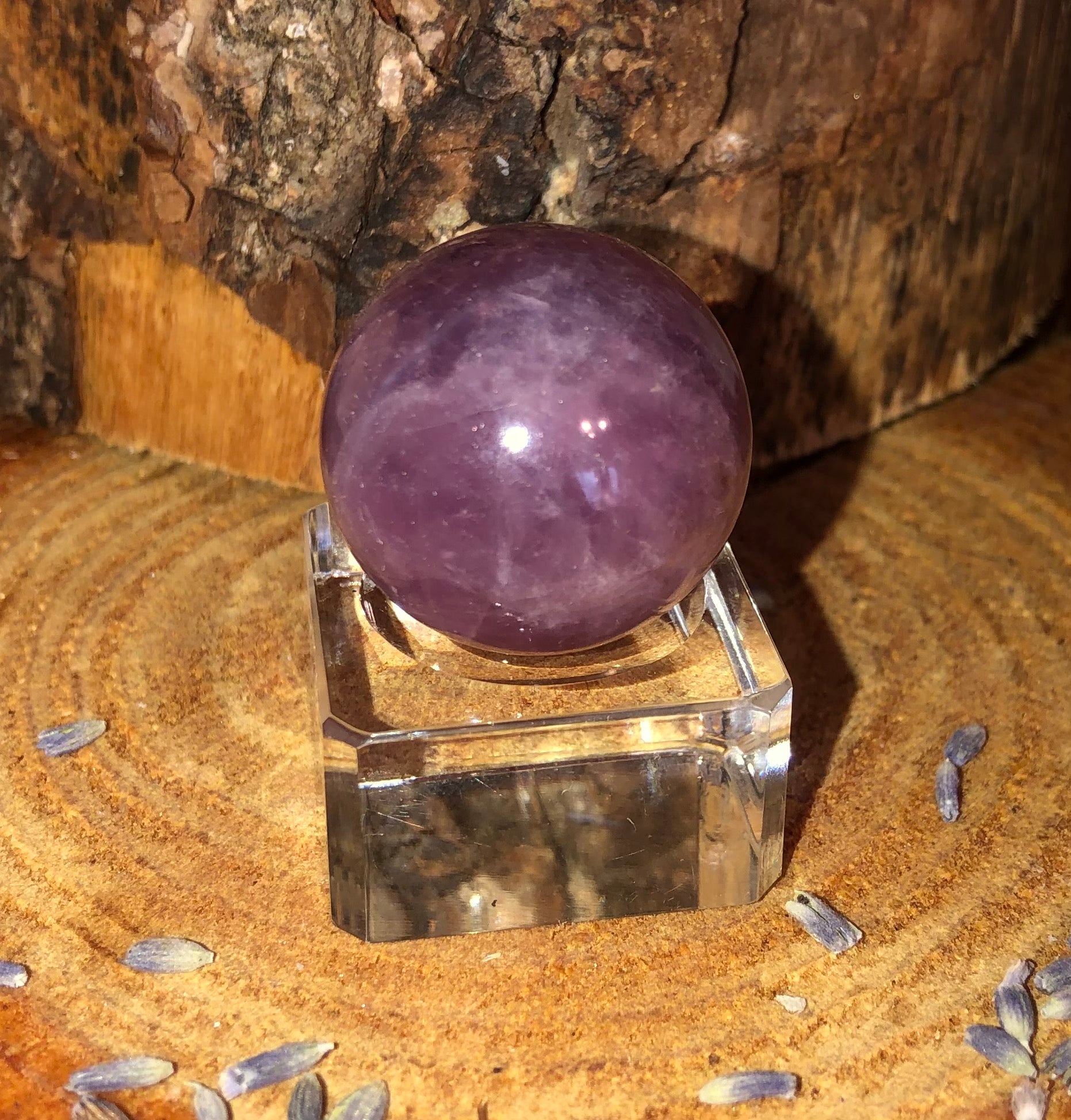 Lavender Quartz mini Sphere