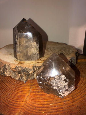 Smoky Quartz points