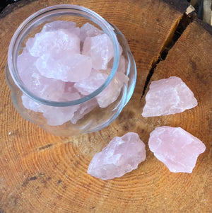 Raw Rose Quartz