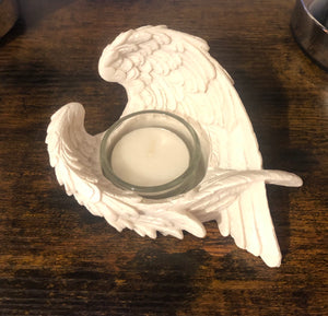 Angel Wings Candle Holder