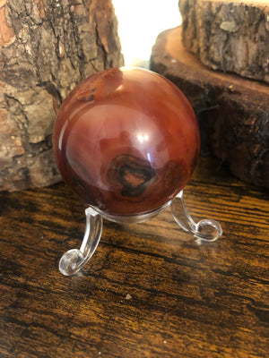 Carnelian sphere