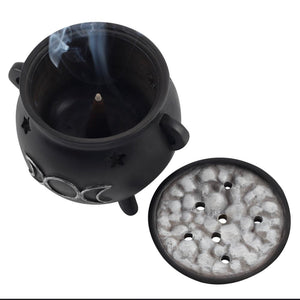 Triple Moon Incense Cone Burner