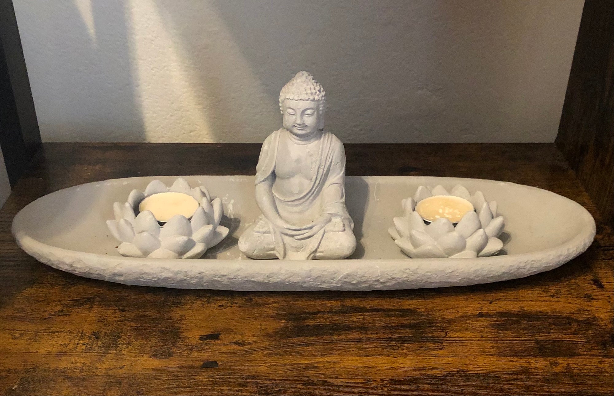 Buddha candle set