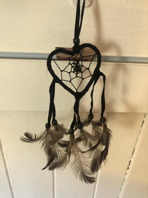 Small Bali Dreamcatcher - Red/Black