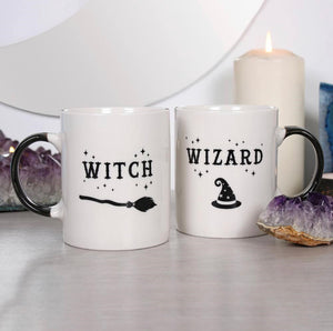 Witch & Wizard Couples Mug Set