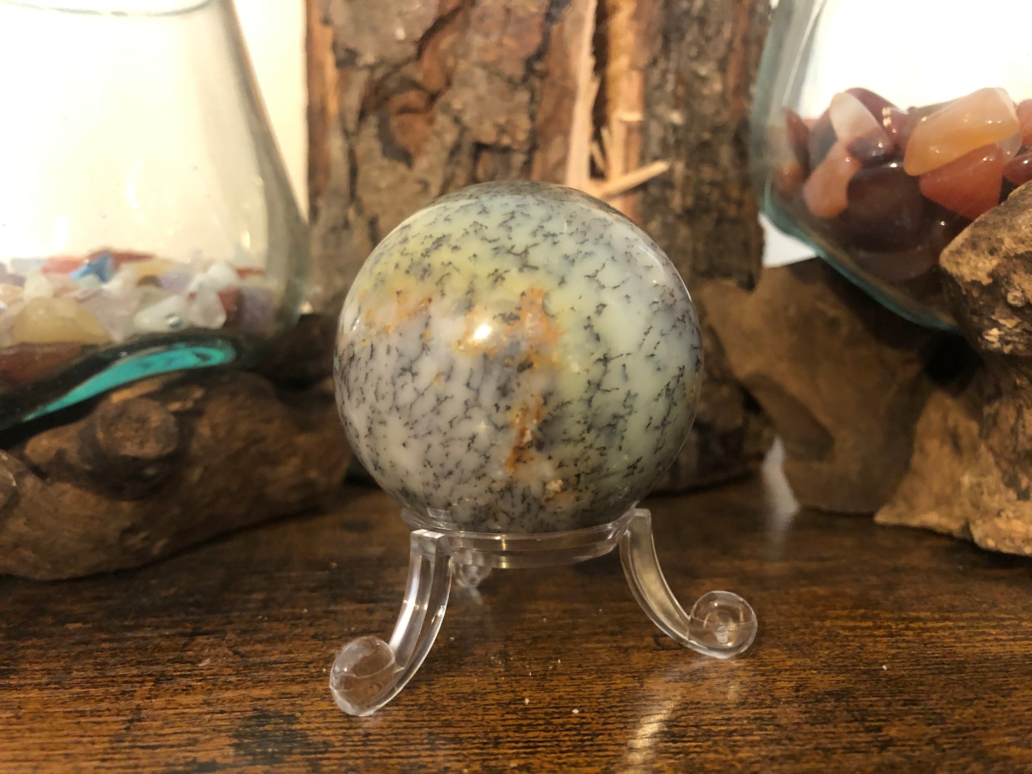 Merlinite Pyramid Merlinite Spheres - Lyndsey Shankland
