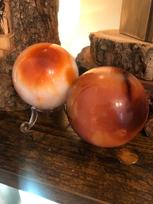 Carnelian sphere