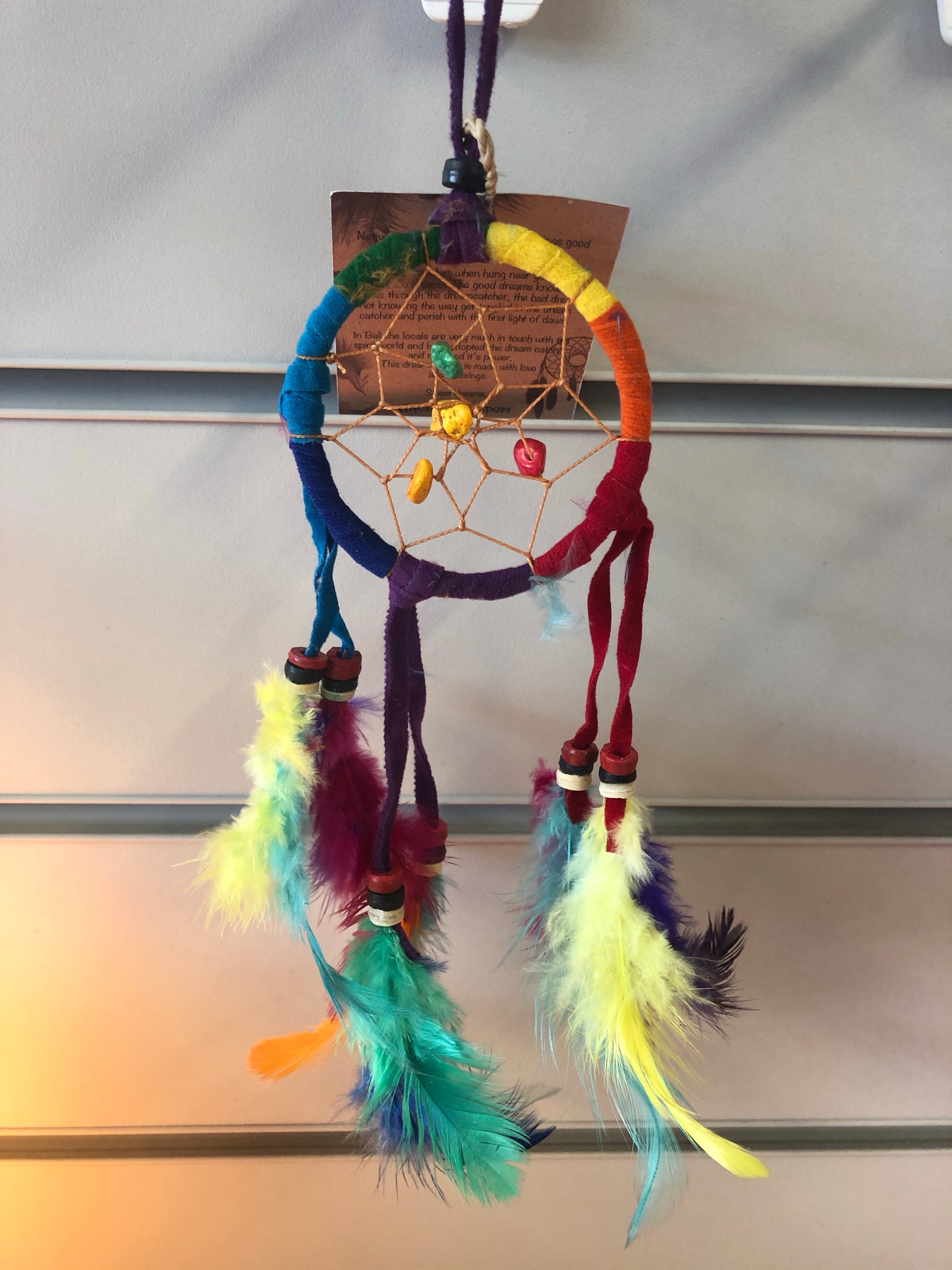 Small Bali Rainbow Dreamcatcher