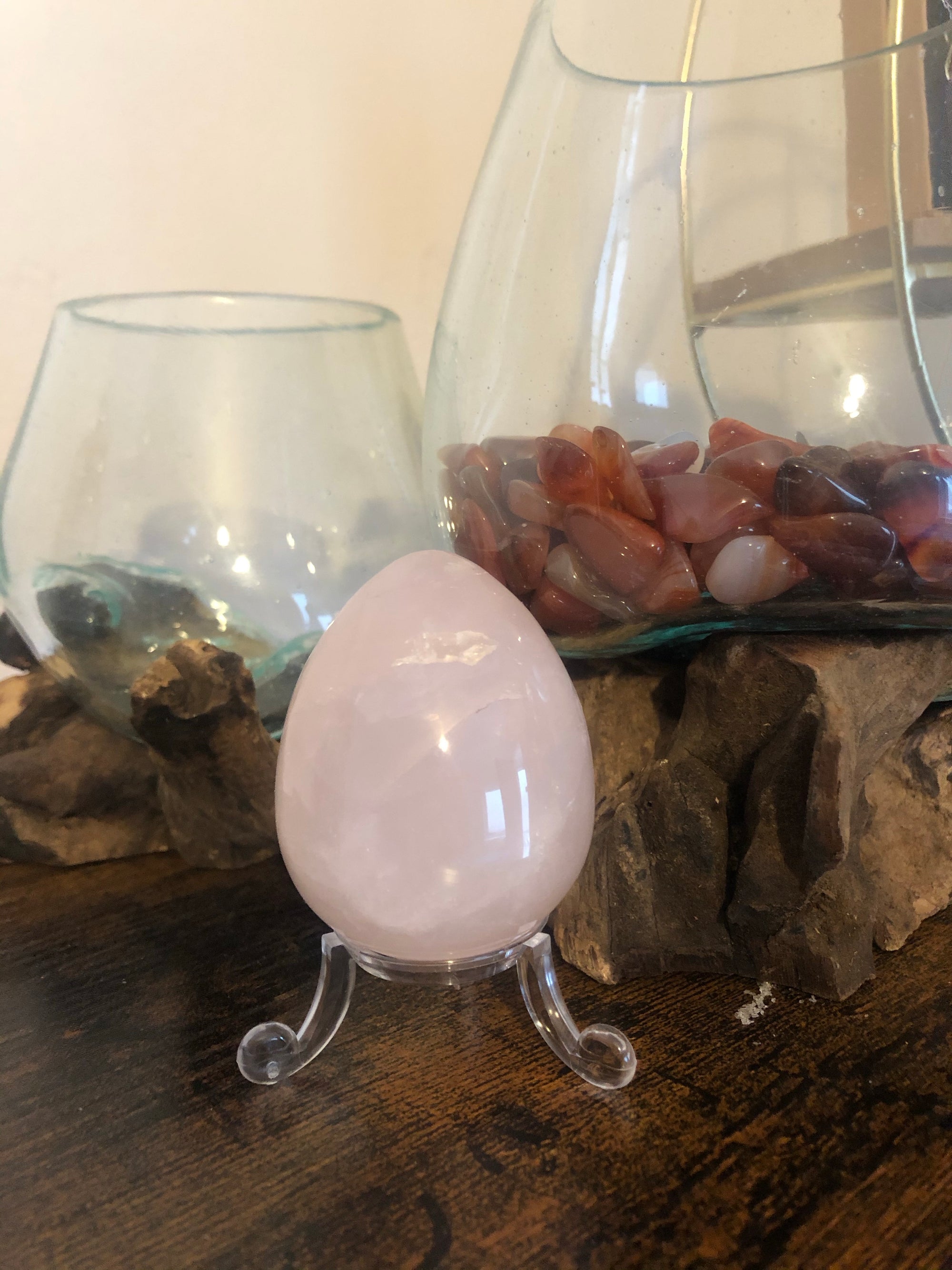 Rose Quartz Eggs