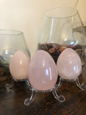 Rose Quartz Eggs