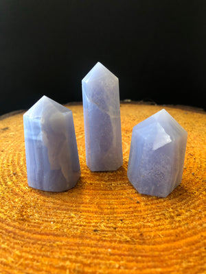 Blue Lace Agate Towers