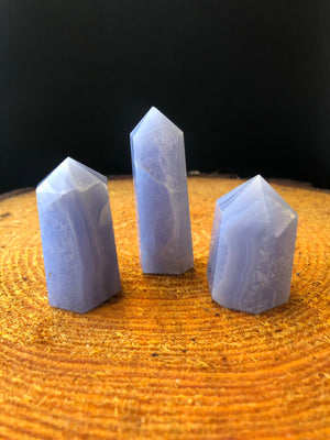 Blue Lace Agate Towers