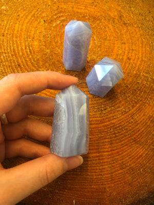 Blue Lace Agate Towers