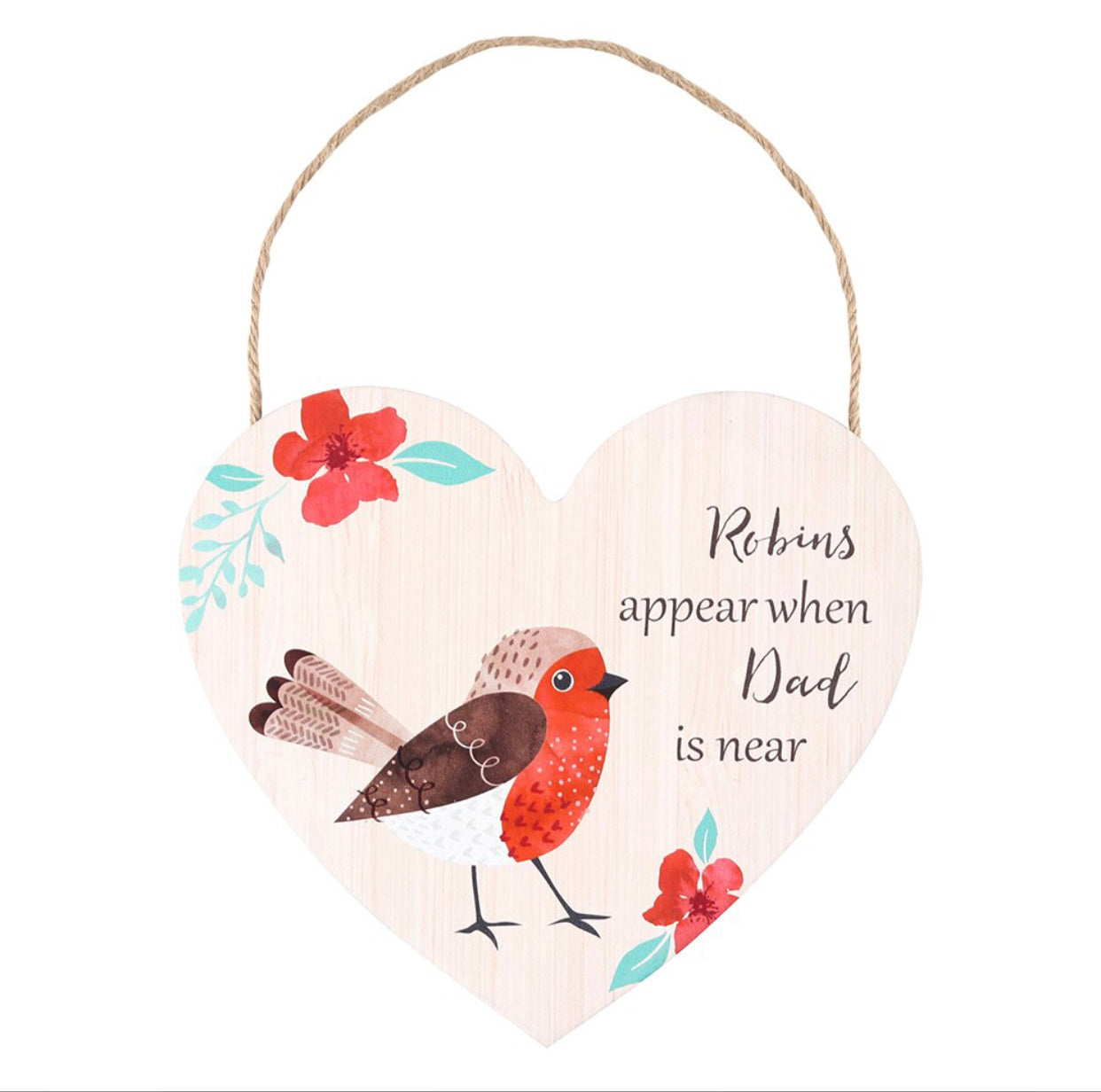 Dad hanging heart