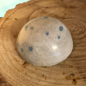 Blue Spotted half Spinel Sphere