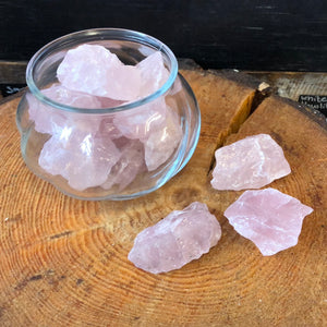 Raw Rose Quartz