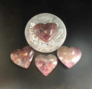 Lavender Quartz Heart