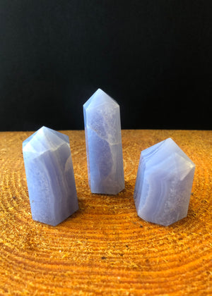 Blue Lace Agate Towers