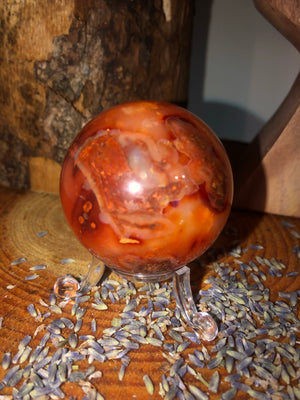 Carnelian sphere